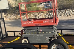 Daily Rentals: Scissor Lift & Trailer 4 hour rental 