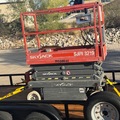 Daily Rentals: Scissor Lift & Trailer 4 hour rental 
