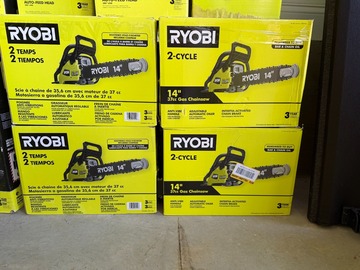 Daily Rentals: Ryobi 14” 37cc 2-Cycle Gas Chainsaw – Powerful & Reliable