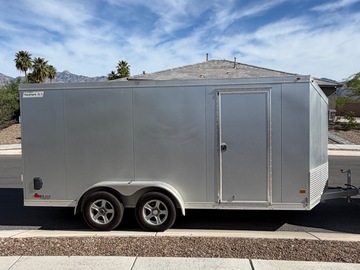 Daily Rentals: Enclosed Trailer 16’ 