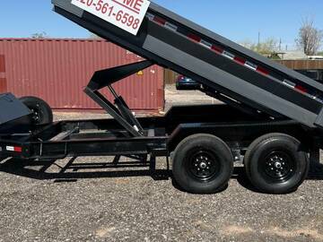 Daily Rentals: 14ft x 7ft Dump Trailer